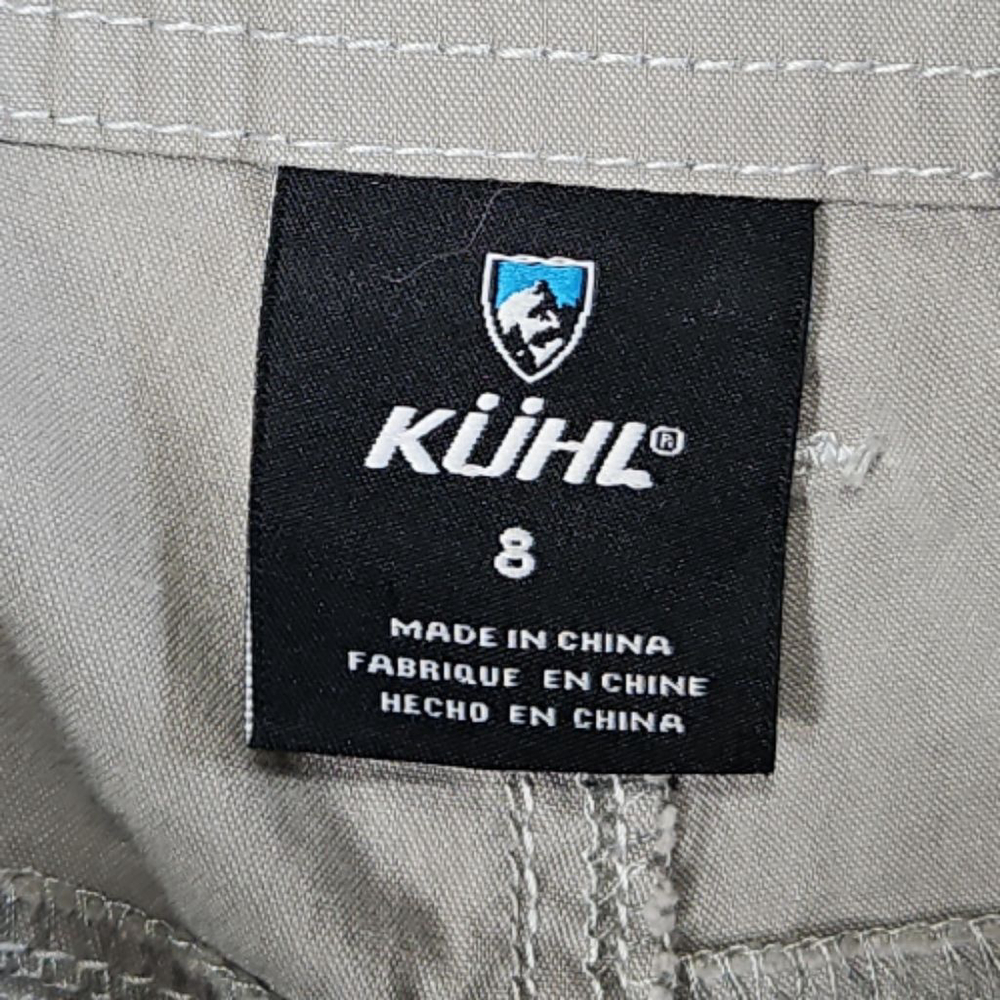 KÜHL Splash Gray 11" Inseam Cargo Shorts Mid-rise size 8 - Picture 5 of 9